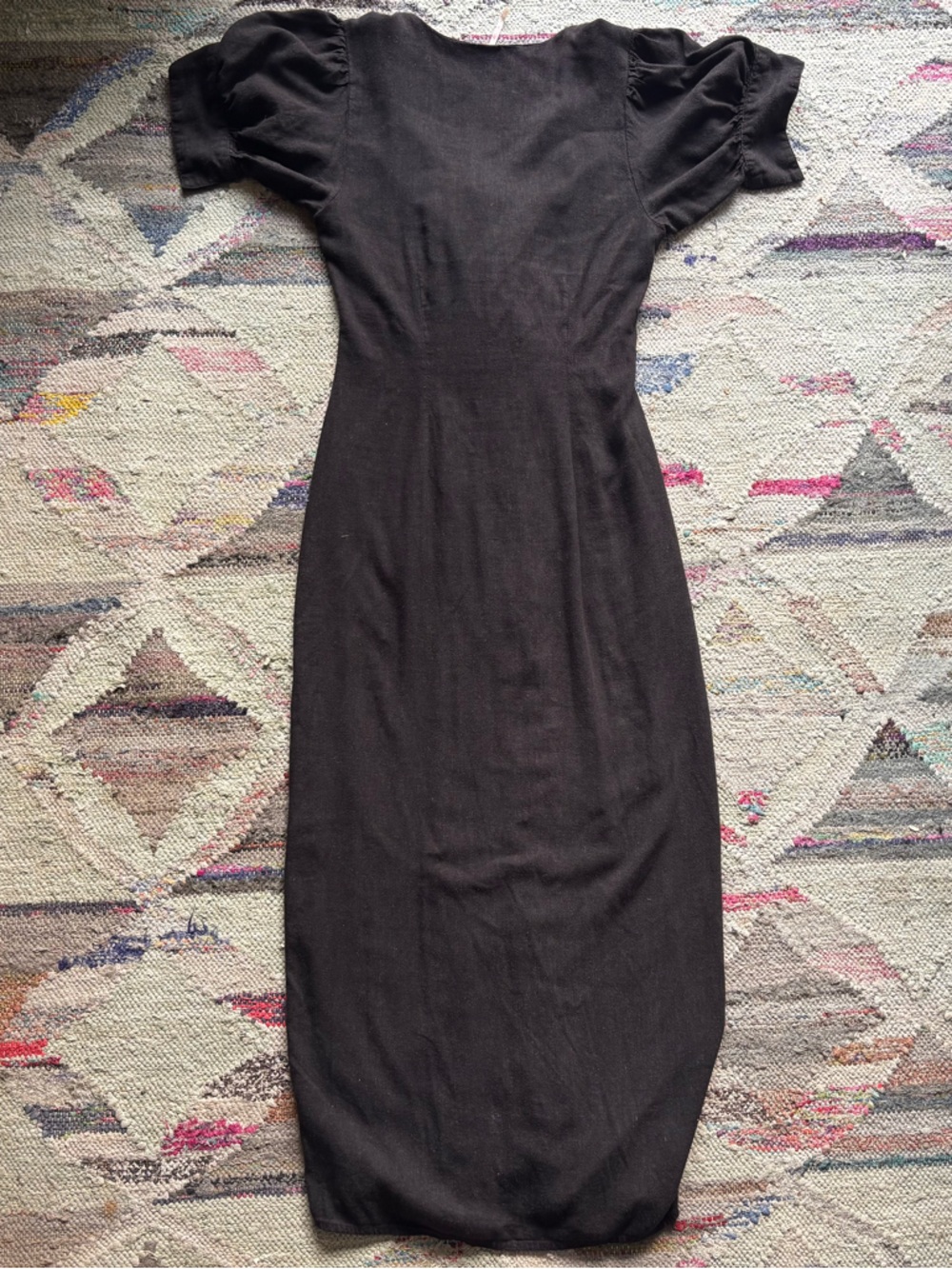 Free People Vintage Summer Midi Maxi | Small | Black - Picture 4 of 4